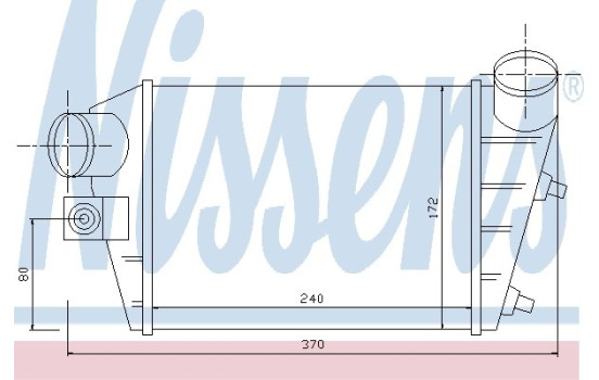 Intercooler, charger 96698 Nissens, Image 2