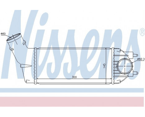 Intercooler, charger 96720 Nissens
