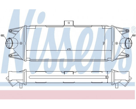 Intercooler, charger 96727 Nissens, Image 2