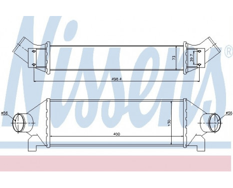 Intercooler, charger 96732 Nissens, Image 2