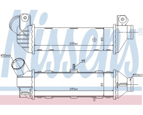 Intercooler, charger 96769 Nissens, Image 2