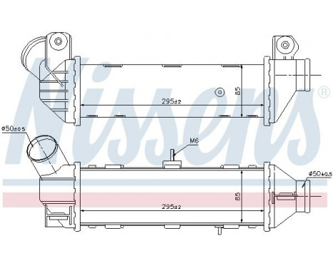 Intercooler, charger 96769 Nissens, Image 3
