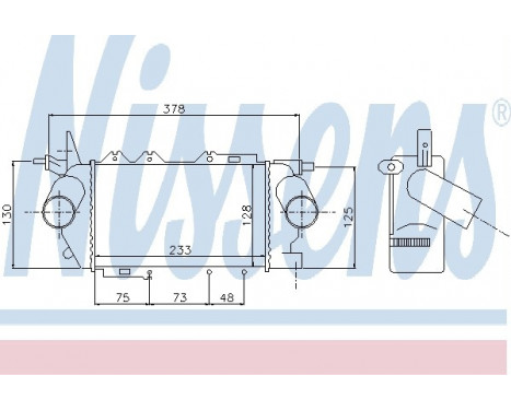 Intercooler, charger 96772 Nissens, Image 2