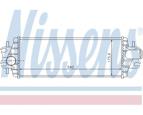 Intercooler, charger 96775 Nissens, Image 2
