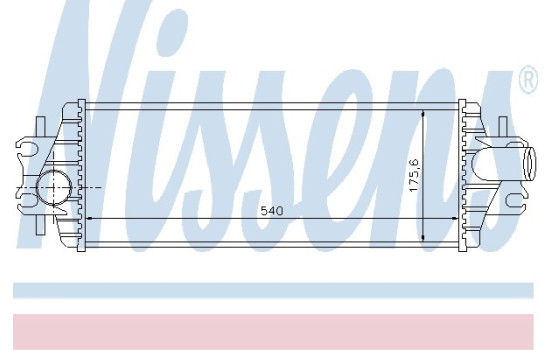 Intercooler, charger 96775 Nissens, Image 2