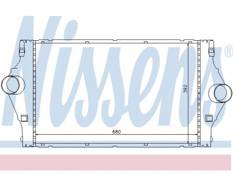 Intercooler, charger 96778 Nissens