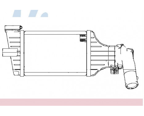 Intercooler, charger 96788 Nissens, Image 2