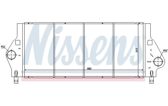 Intercooler, charger 96799 Nissens, Image 3