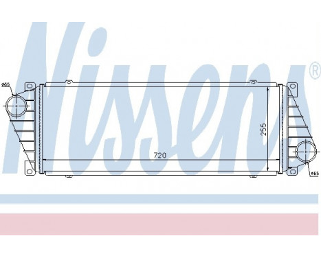 Intercooler, charger 96842 Nissens, Image 2