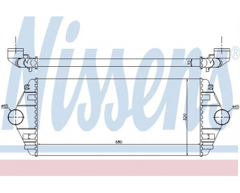 Intercooler, charger 96849 Nissens, Image 2