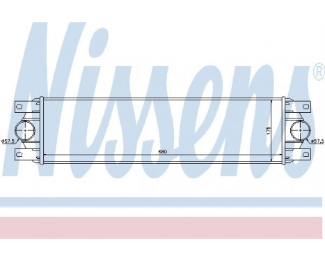 Intercooler, charger 96890 Nissens, Image 2