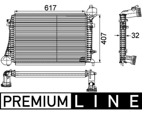 Intercooler, charger BEHR *** PREMIUM LINE ***, Image 4