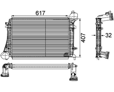 Intercooler, charger BEHR *** PREMIUM LINE ***, Image 5