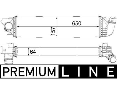 Intercooler, charger BEHR *** PREMIUM LINE ***, Image 2