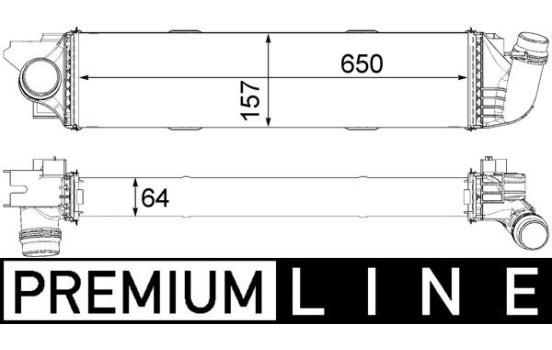 Intercooler, charger BEHR *** PREMIUM LINE ***, Image 2
