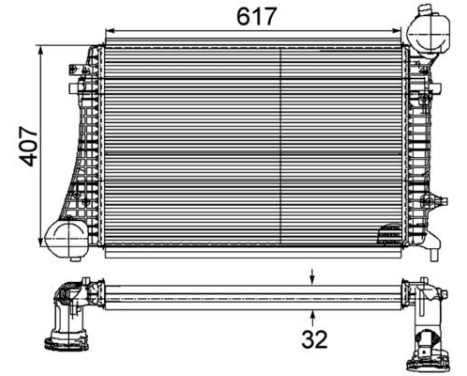 Intercooler, charger BEHR *** PREMIUM LINE ***, Image 2