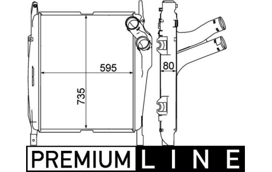 Intercooler, charger BEHR *** PREMIUM LINE ***, Image 2