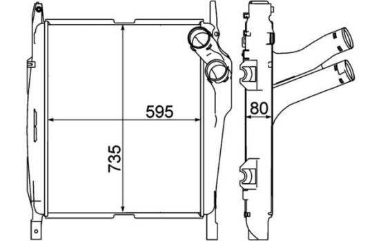 Intercooler, charger BEHR *** PREMIUM LINE ***, Image 3