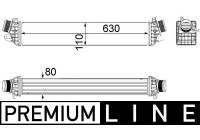 Intercooler, charger BEHR *** PREMIUM LINE ***