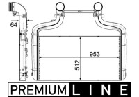 Intercooler, charger BEHR *** PREMIUM LINE ***