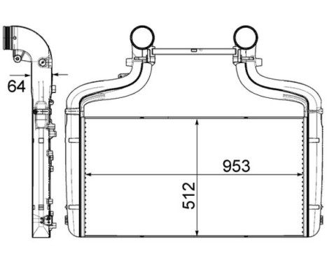 Intercooler, charger BEHR *** PREMIUM LINE ***, Image 2