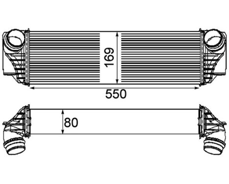 Intercooler, charger BEHR *** PREMIUM LINE ***, Image 2