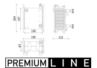 Intercooler, charger BEHR *** PREMIUM LINE ***