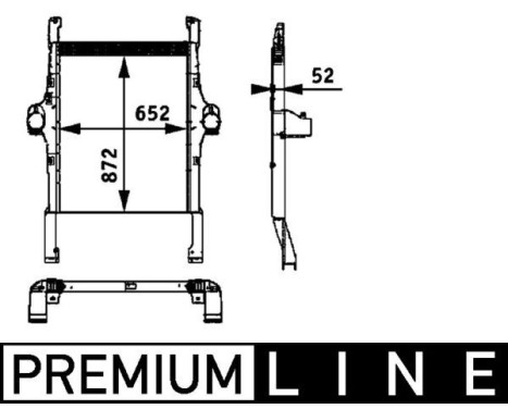 Intercooler, charger BEHR *** PREMIUM LINE ***