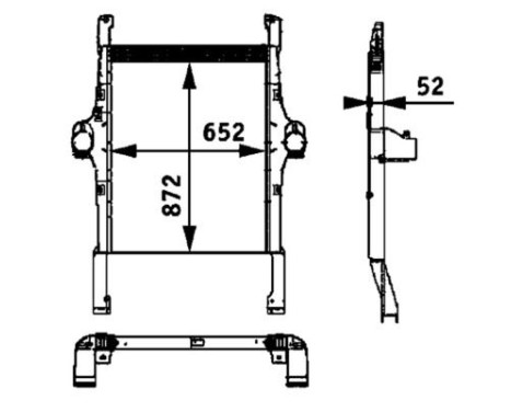 Intercooler, charger BEHR *** PREMIUM LINE ***, Image 2
