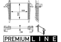 Intercooler, charger BEHR *** PREMIUM LINE ***