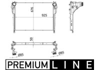 Intercooler, charger BEHR *** PREMIUM LINE ***