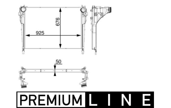 Intercooler, charger BEHR *** PREMIUM LINE ***, Image 2