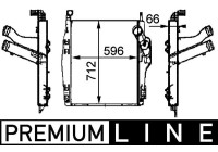 Intercooler, charger BEHR *** PREMIUM LINE ***