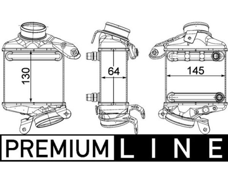 Intercooler, charger BEHR *** PREMIUM LINE ***