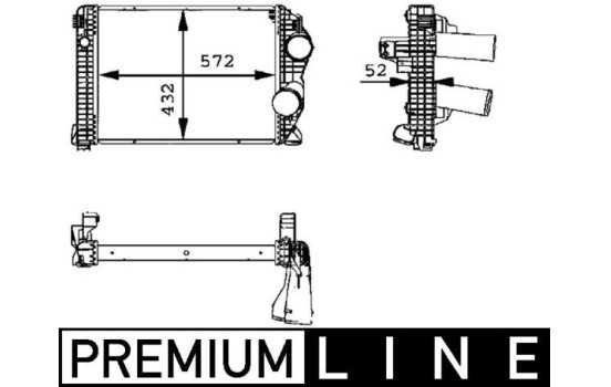 Intercooler, charger BEHR *** PREMIUM LINE ***, Image 2