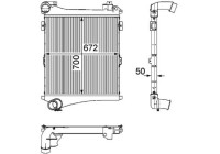 Intercooler, charger BEHR *** PREMIUM LINE ***
