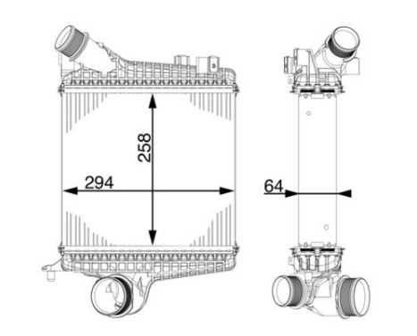 Intercooler, charger BEHR *** PREMIUM LINE ***, Image 2