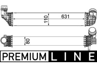 Intercooler, charger BEHR *** PREMIUM LINE ***