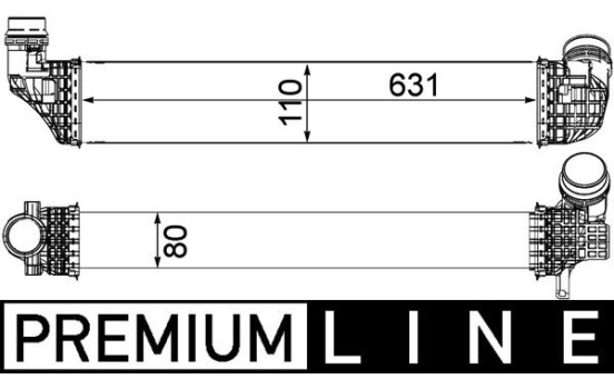 Intercooler, charger BEHR *** PREMIUM LINE ***