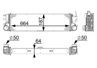 Intercooler, charger BEHR *** PREMIUM LINE ***