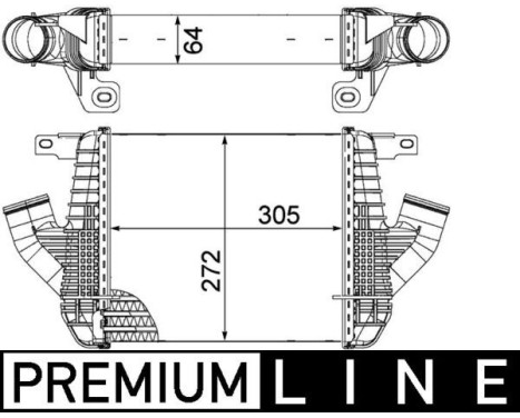 Intercooler, charger BEHR *** PREMIUM LINE ***