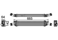 Intercooler, charger BEHR *** PREMIUM LINE ***