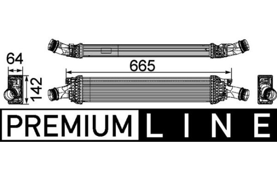 Intercooler, charger BEHR *** PREMIUM LINE ***, Image 2