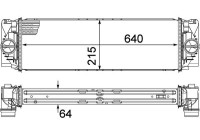 Intercooler, charger BEHR *** PREMIUM LINE ***