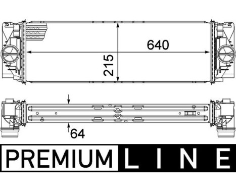 Intercooler, charger BEHR *** PREMIUM LINE ***, Image 2