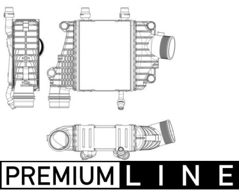 Intercooler, charger BEHR *** PREMIUM LINE ***