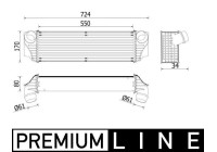 Intercooler, charger BEHR *** PREMIUM LINE ***
