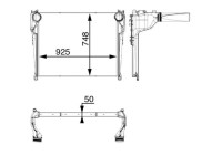 Intercooler, charger BEHR *** PREMIUM LINE ***