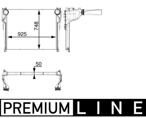 Intercooler, charger BEHR *** PREMIUM LINE ***, Image 2