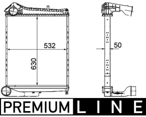 Intercooler, charger BEHR *** PREMIUM LINE ***